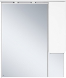 Misty Зеркальный шкаф Чегет 85 R белый – фотография-1